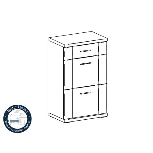 Buy chest of drawers Type 52 Manhattan arctic white/bardolino