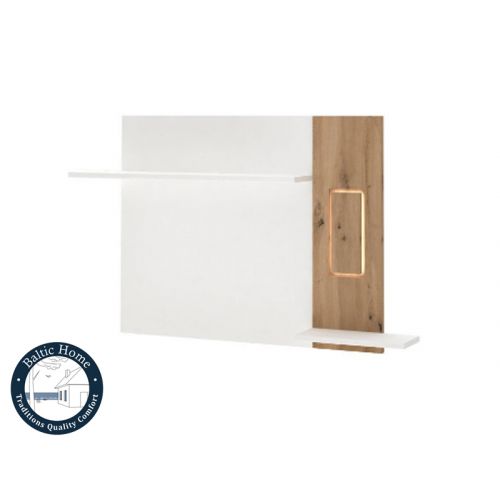 Buy shelf with panel Type 43 Falan arctic white/artisan oak