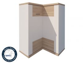 Corner chest of drawers Type 19 Manhattan arctic white/bardolino