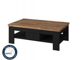 Coffee table Type 165 Manhattan black matt/ribbek