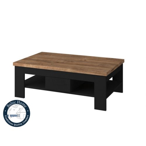 Buy coffee table Type 165 Manhattan black matt/ribbek