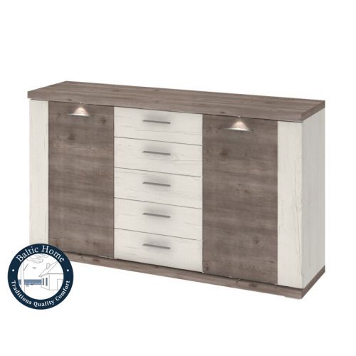 Buy chest of drawers Type 21 Manhattan pino aurelio/nelson oak
