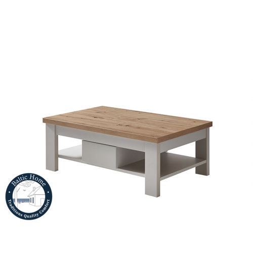 Buy coffee table Type 165 Venzia light grey/oak