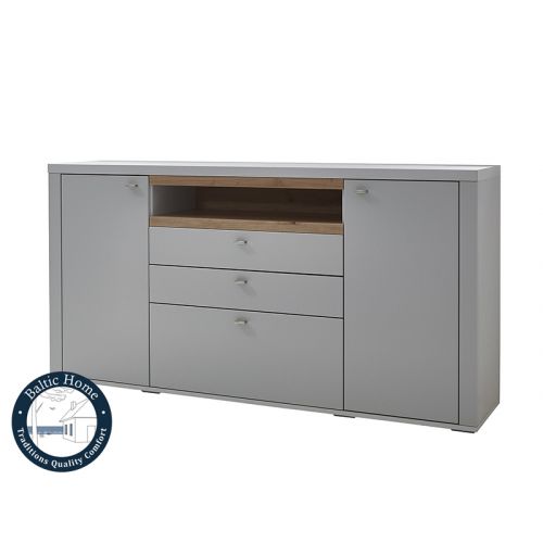 Buy chest of drawers Type 51 Venzia light grey/oak