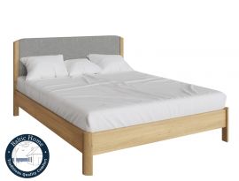 Bed with upholstered headboard leather LUN806S Lundin
