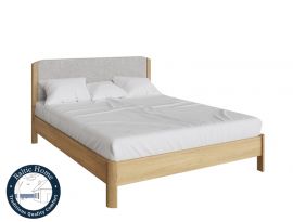 Bed with upholstered headboard leather LUN815S Lundin