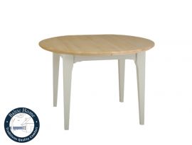 Dining table NEL103 New England Ice white/lacq