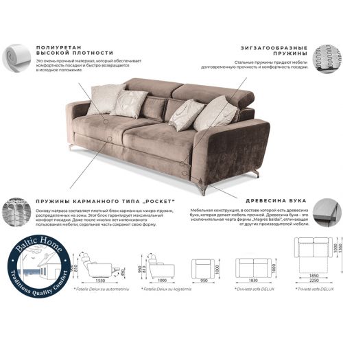 Buy armchair recliner DELUX