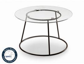 TITAN coffee table H470 with clear glass