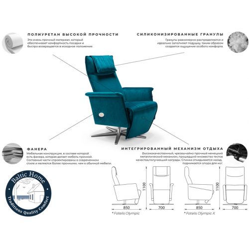 Armchair auto recliner OLYMPIC