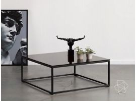 DOMINO glass coffee table H375