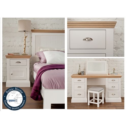 Buy bedside table COL803 Coeloo Ice white/oil