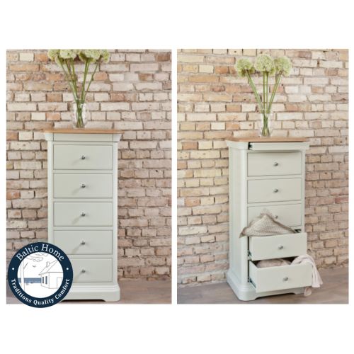 Buy chest of drawers СRO802 Cromwell Ice white / oil