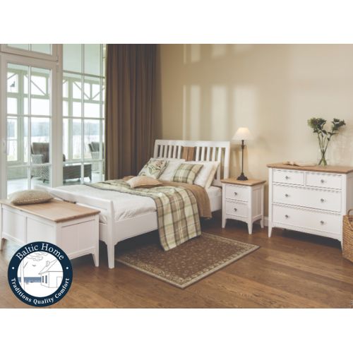Bed NEL806 New England Ice white/lacq